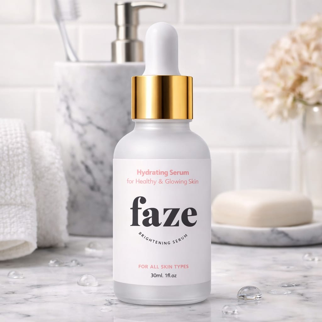 Faze Brightening Hydrating Serum – Dark Spot & Skin Glow Serum (30ml)