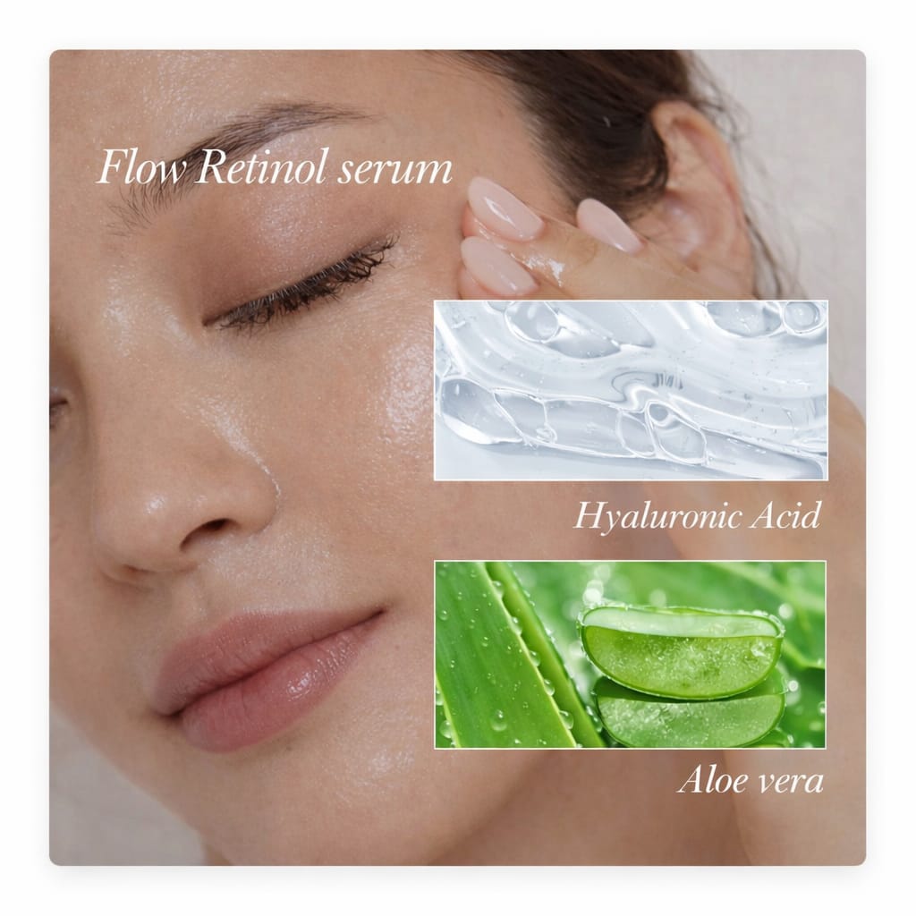 Flow Renewal Glow Serum – Retinol Hydrating & Anti-Aging Serum (30ml)